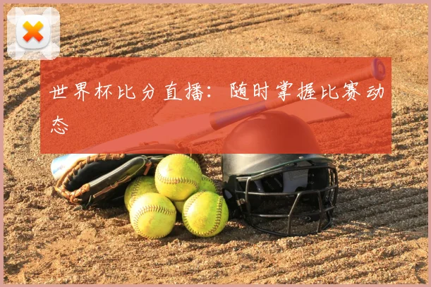 世界杯比分直播：随时掌握比赛动态
